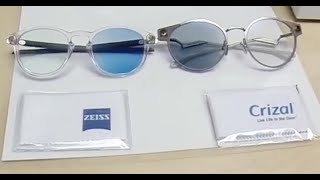 Compare Zeiss PhotoFusion Blue and Essilor Transitions Gen 8 Sapphire Blue Lenses [upl. by Zoubek514]