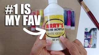 The BEST ways to apply GESSO EASY shorts [upl. by Austine102]