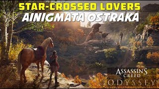 StarCrossed Lovers  Lesbos  Ainigmata Ostraka Puzzle Location and Solution  AC ODYSSEY [upl. by Hgielra]