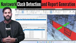 Naviswork Clash Detection and Report Generation [upl. by Elatsyrc]