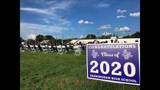 Framingham High School Graduation  Class of 2020 [upl. by Eiuqnimod]