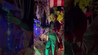 Bloomfield NJ Halloween House Lakewood Drive frankenstein halloween spooky hauntedhouse [upl. by Anawahs]