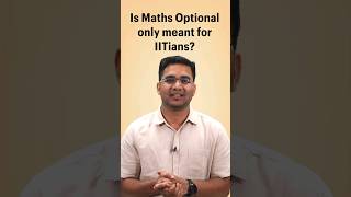 What you need to know about Mathematics Optional  Avinash Singh Sir  UPSC CSE [upl. by Hastie]