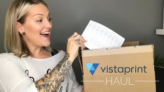 BUILDING YOUR BRAND amp Vistaprint Haul [upl. by Eanod]