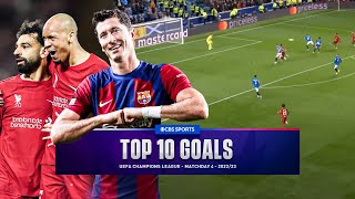 UCL Top 10 Goals of Matchday 4  202223  CBS Sports Golazo [upl. by Ayotahc]