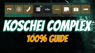 100 Koschei Complex Solo Guide Heated Madness and Weapons Case in ONE Deployment [upl. by Parhe]