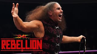 Matt Hardy RETURNS to Confront Moose  TNA Rebellion 2024 Highlights [upl. by Harolda734]