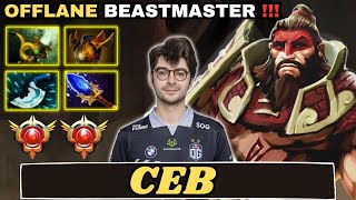 🔥 Ceb BEASTMASTER Offlane 🔥 CEB Grandmaster Tier Perspective  Full Match Dota 2 [upl. by Aicilaf]