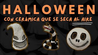 Halloween Deco express con cerámica de secado al aire [upl. by Devina]