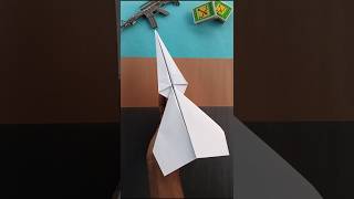 Homemade A4 size Paper Plane Making Idea 💡 Longest Flying Paper Airplane  shorts diy craft [upl. by Wolfgram494]