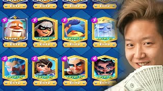 I FULLY Maxed out Clash Royale 100 [upl. by Eiblehs5]