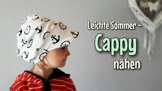 Cappy  Nähanleitung  Für Anfänger  OHNE Schnittmuster  Nähtinchen [upl. by Ydnerb]