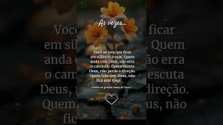 Confie no Grande Amor de De Deus amor confiança deustemumapalavrapravoce mensagem youtubeshorts [upl. by Aynwad]