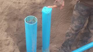 How to cap off the PVC water pipe  Tutorials [upl. by Ahsaret742]