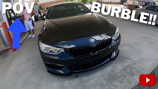 POV 450HP BMW 435i FBO STAGE 2 Crazy Loud and Fast [upl. by Ottillia282]