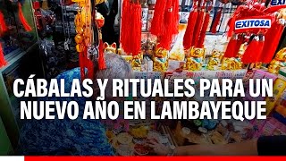 🔴🔵Año nuevo 2024 en Lambayeque Cábalas rituales prendas amarillas verdes y rojas [upl. by Ahilam213]