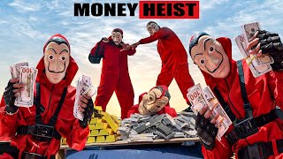 PARKOUR VS MONEY HEIST Money Heist Break Into Police StationMurder It To Steal Money  Epic POV [upl. by Kcorb935]