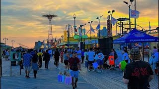 New York Live Coney Island Brooklyn Thanandas World [upl. by Eisset]