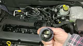 Milky residue on the oil fill cap on a 2015 chevy cruze tips on checking the head gasket see if bad [upl. by Hilaire]