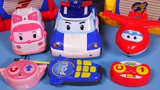 Robocar Poli Super wings RC car toys  로보카폴리 슈퍼윙스 무선조종 장난감 [upl. by Livingston]