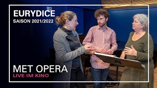 EURYDICE  Interview mit Matthew Aucoin Sarah Ruhl und Mary Zimmermann  MET OPERA LIVE IM KINO [upl. by Quick981]