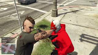 Grand Theft Auto V Online matando jugadores Parte 6 [upl. by Antin]