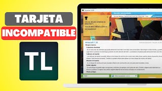 La Tarjeta de Video es Incompatible con Tlauncher Solución Error [upl. by Aldrich]