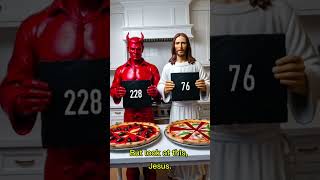 JESUS VS DEVIL jesus devil challenge shorts gaming love god [upl. by Almire860]