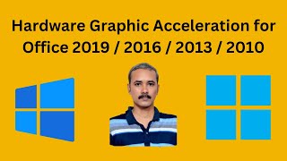 How to Disable Hardware Graphic Acceleration for Office 2019  2016  2013  2010  GearUpWindows [upl. by Yllas]