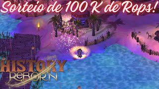 Sorteio de 100k de Rops  Lili Ragnarok  History Reborn [upl. by Sitrik]