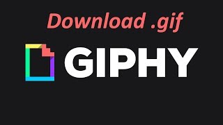 How to save a gif from giphy [upl. by Rajiv]