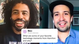 The Hamilton Cast Answers Hamilton Questions From Twitter  Tech Support  WIRED [upl. by Htiffirg]