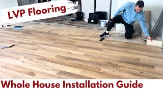 How to Install Luxury Vinyl Plank Flooring For Beginners  Flooret LVP Review  Builds by Maz [upl. by Sachs]