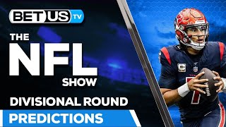 NFL Divisional Round Predictions  2024 Football Odds Playoffs Picks and Best Bets [upl. by Zenitram]