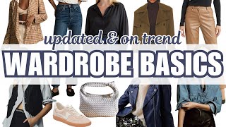 Updated amp On Trend Wardrobe Basics For 2024  Wardrobe Essentials [upl. by Ileana]