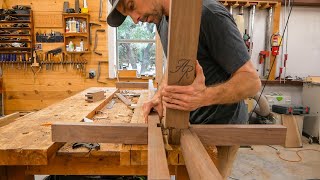 Building A Nakashima Inspired Dining Table in Texas Walnut Part 1 [upl. by Conrad888]