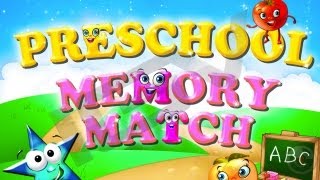 Preschool Memory Match and Learn  6 in 1 Educational Matching Games for Kids HD [upl. by Langham]