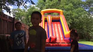 Bounce house 🌈water slide 🏀Brincolines para niños 🌈💦 resbaladilla de agua [upl. by Seerdi]