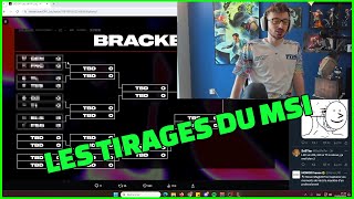 Trayton réagit aux tirages du MSI Main stage [upl. by Dlonra]