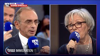 Léchange tendu entre une habitante dAubervilliers et Éric Zemmour [upl. by Emili]