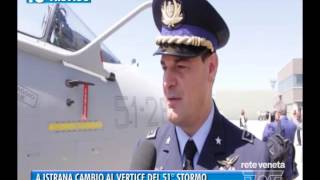 TG TREVISO martedì 28 giugno 2016  A ISTRANA CAMBIO AL VERTICE DEL 51° STORMO [upl. by Sky]