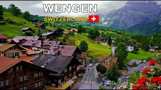 Wengen Switzerland  Magical Alpine Village in Switzerland [upl. by Oicnerolf]