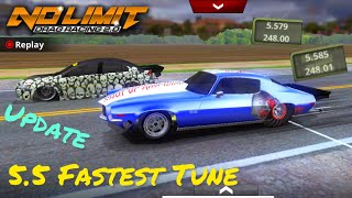 556 Split Bumper Camaro Tune  No Limit Drag Racing 2 [upl. by Brooking]