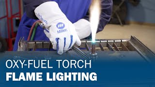 How To Light Set and Extinguish an OxyFuel Torch Flame [upl. by Kendal]