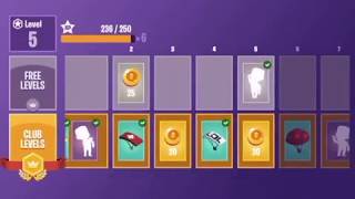 Battlelands Royale All Skins Emotes and Gliders For Season 1 Club Royale Rewards [upl. by Gallager]