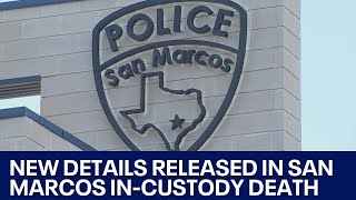 Police release more details on incustody death with San Marcos PD  FOX 7 Austin [upl. by Myra]