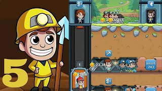 idle Miner tycoon walkthrough 5 with Titans Thunder Arcade 🕹️android miningminecraft mobilegame [upl. by Kurt]