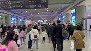 Walking Tour at Chongqing North Railway Station Connecting Cities amp Cultures 4K HDR  Subscribe us [upl. by Nahpos]