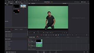 How to do Green Screen in Davinci Resolve [upl. by Dirk]