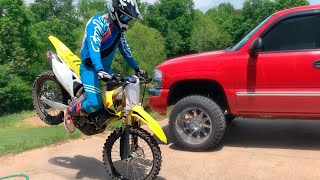 His RMZ250 Got Some Upgrades  Lil Moto Sesh [upl. by Rhonda]